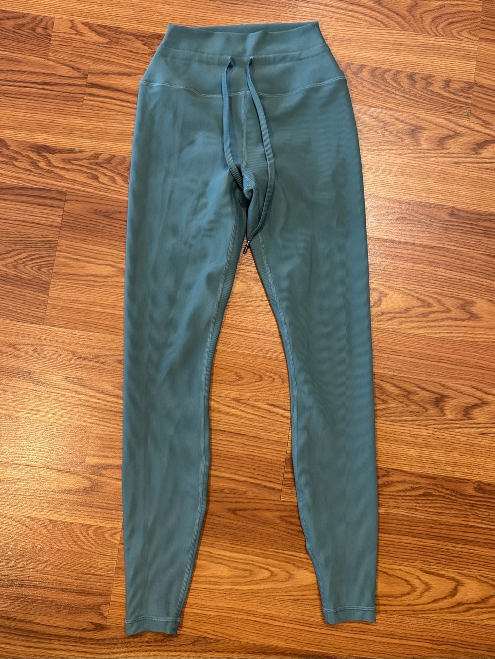 Greyson Leggings Size XS High Rise Drawstring Performance Activewear Sage Green